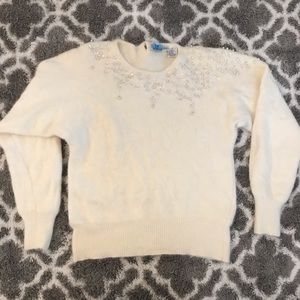 Vintage Nordstrom angora sweater
